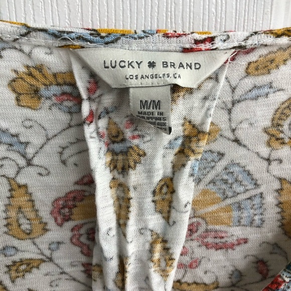 Lucky Brand Floral Tank Top Women’s Size Medium - Picture 5 of 5